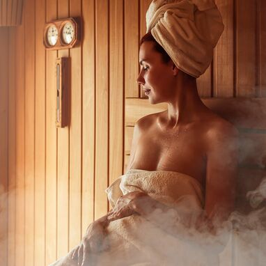 Entspannen in der eigenen Sauna – Wellnessurlaub auf Usedom.